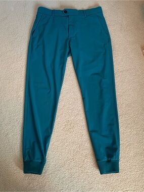 Men's Greyson Teal Jogger golf Pants - Sleek Casual Trousers